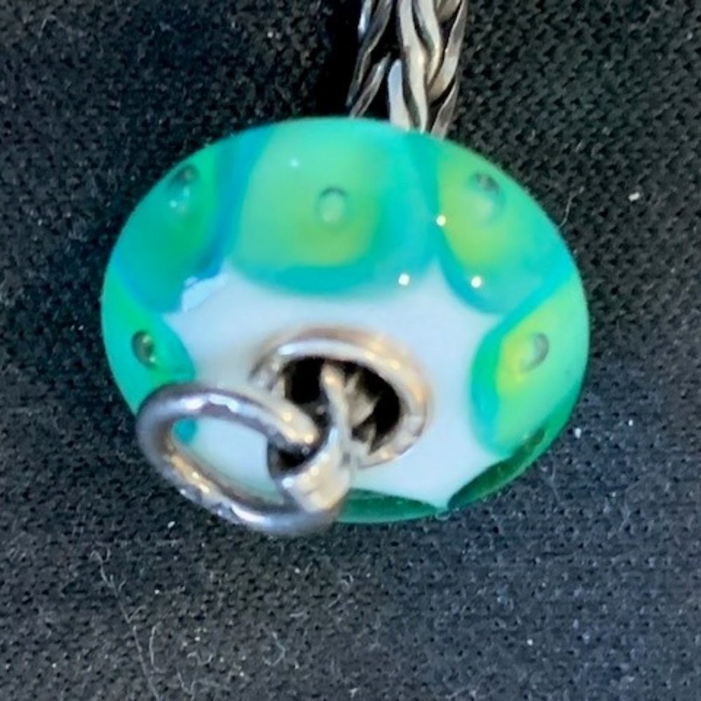 My Sweet Stories Bead  Trollbeads Glass bead murano turquoise